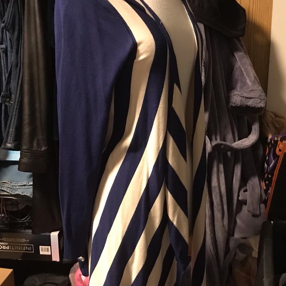 Hi/lo open cardigan - Picture 2 of 5